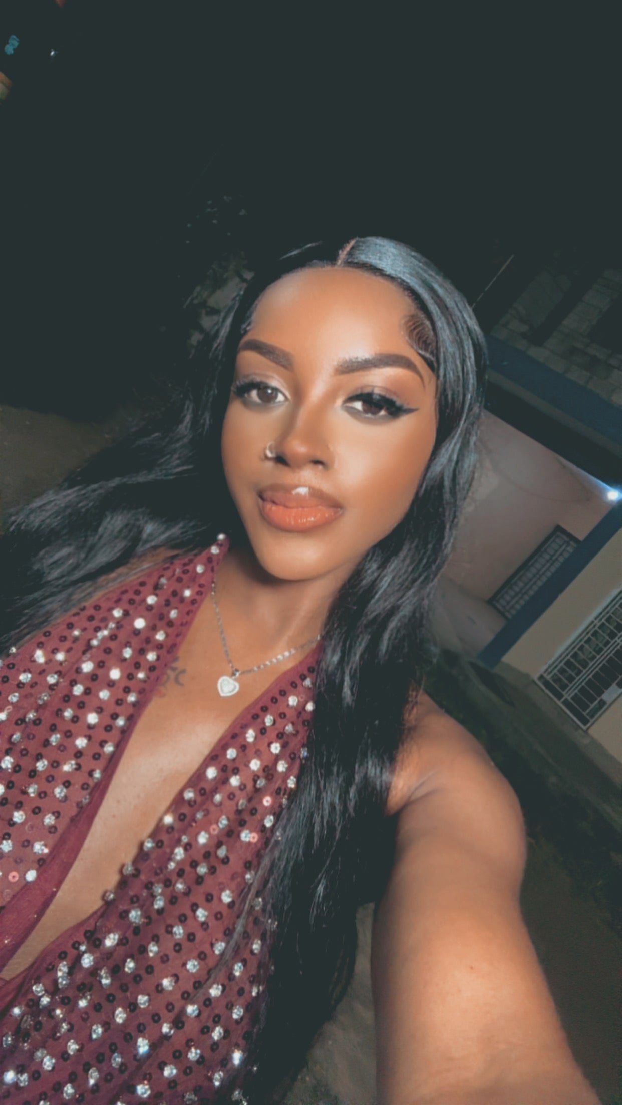 30-inch Straight human Wig